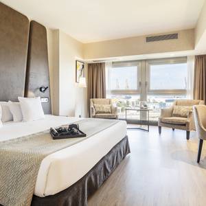 Chambre double avec vue sur le port Hotel ILUNION Málaga